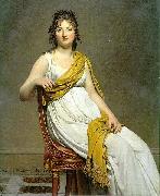 Jacques-Louis  David Madame Raymond de Verninac oil on canvas